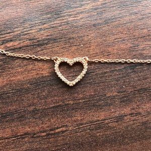 Jewelry - NWOT STERLING ROSE GOLD HEART, 18” Jewelry - NWOT STERLING ROSE GOLD HEART, 18”
